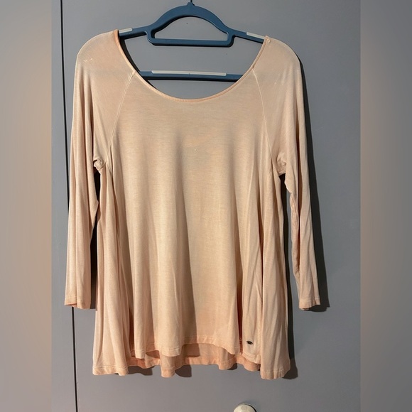 American Eagle Outfitters ‘Soft and Sexy’ baby doll top. Light pink, sz Med - Picture 2 of 4